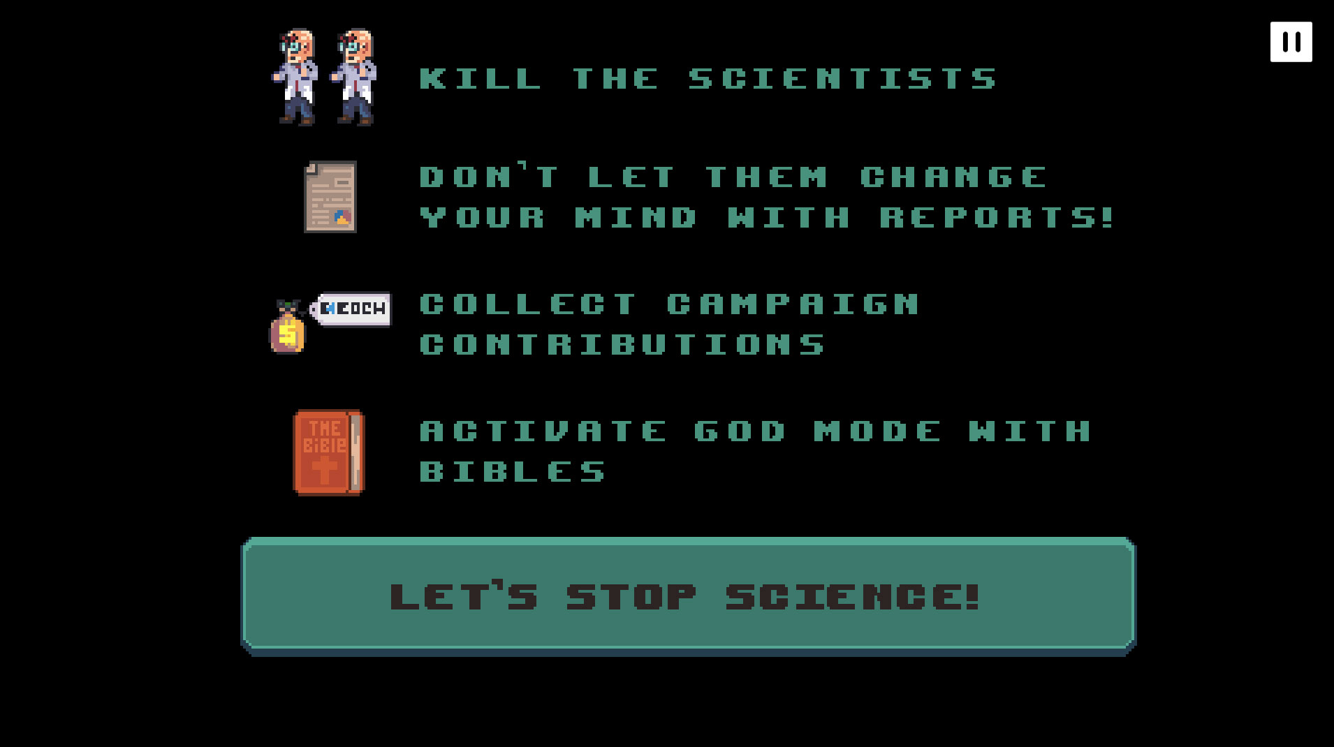 Eradicate scientists to win campaign collections 