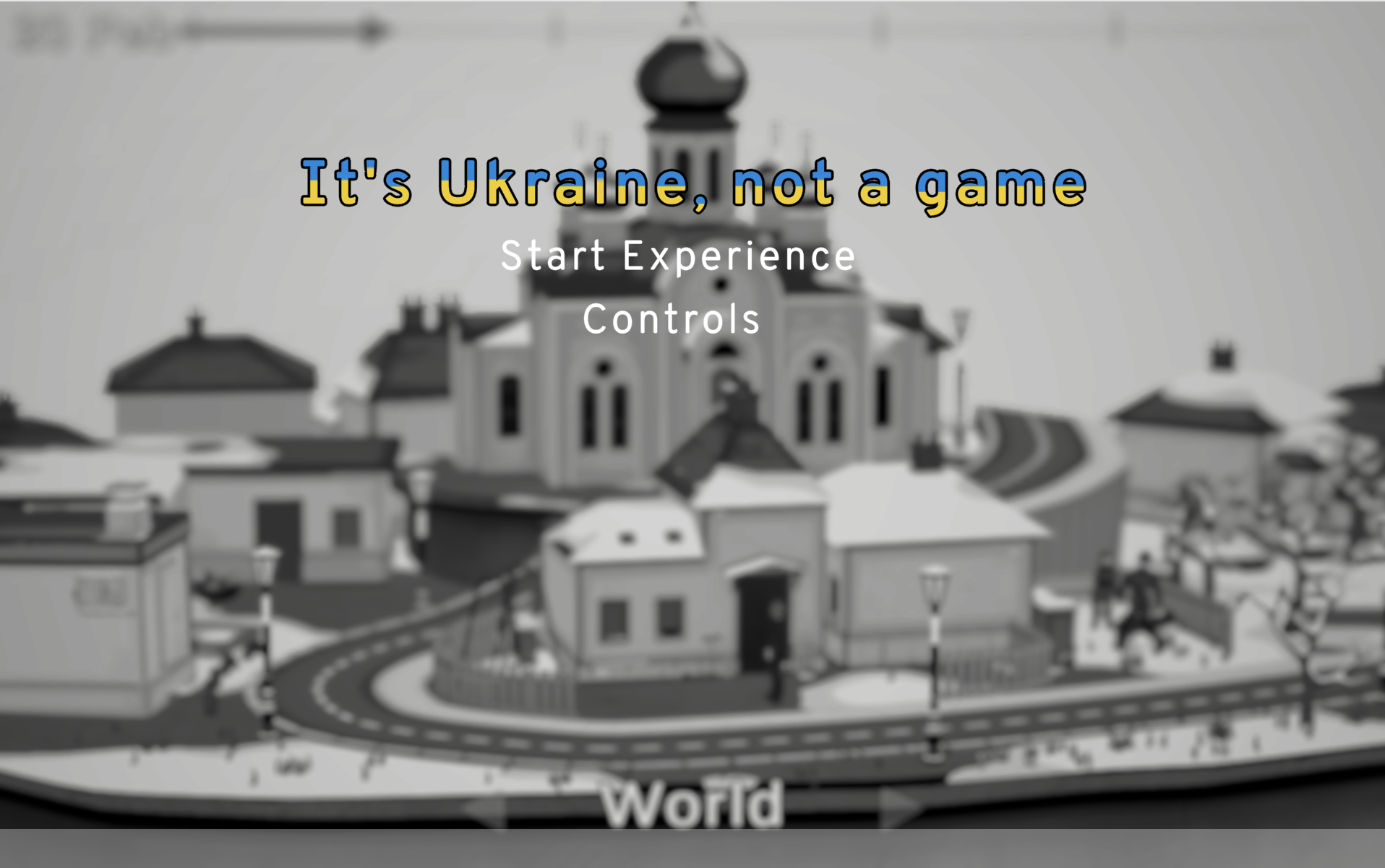 Interactive story that shows the daily lives of Ukrainian citizens as they are catapulted into war. 